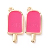 Brass Enamel Pendants KK-A168-16-04G-2