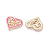 Alloy Enamel Pendants ENAM-T024-09C-G-2