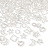 80Pcs 8 Styles Resin Imitation Pearl Cabochons RESI-TA0003-88-2