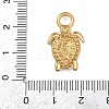 304 Stainless Steel with Rhinestone Pendants STAS-G363-06G-3