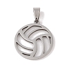 Non-Tarnish 201 Stainless Steel Pendants STAS-A094-02B-P-1