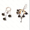 Iron Bell Wind Chimes HJEW-JM02140-1