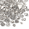 100Pcs 20 Styles Tibetan Style Alloy Pendants FIND-TA0003-59-3
