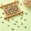 50Pcs Rack Plating Brass Enamel Pendants KK-CJ0001-87-5