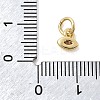 Brass Cubic Zirconia Charms KK-G554-02F-03-3