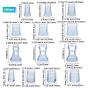 13 Pairs 13 Style PVC High Heel Stoppers Protector AJEW-GF0005-22A-2