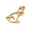201 Stainless Steel Pendants STAS-F316-04G-02-2
