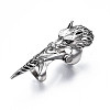 Wolf Armour Alloy Full Finger Ring RJEW-T009-23AS-2