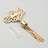 Alloy Rhinestone Bag Decorative Buckle Clip FIND-WH0111-190-2