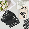 8Pcs 2 Styles PEVA Rubber Anti-Slip Hexagonal Phone Grip Tape Stickers for Phones AJEW-SP0002-64C-02-3