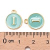 Golden Plated Alloy Enamel Charms LS-ENAM-S118-05I-3