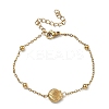 Marine Life Theme 304 Stainless Steel Link Bracelets BJEW-F534-02G-6