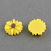 Flatback Hair & Costume Accessories Ornaments Resin Flower Daisy Cabochons CRES-Q101-06-1