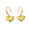304 Stainless Steel Heart Dangle Earrings for Women EJEW-G417-02G-5