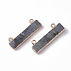 Natural Labradorite Charms G-S359-012B-2