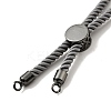 Half Finished Twisted Milan Rope Slider Bracelets FIND-G032-01B-03-3