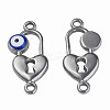 304 Stainless Steel Enamel Connector Charms STAS-N087-65-03P-1
