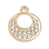 Alloy Micro Pave Rhinestone Pendants FIND-K020-15G-1