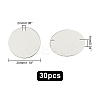 304 Stainless Steel Stamping Blank Tag Pendants STAS-UN0016-31P-2