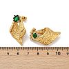 Conch 304 Stainless Steel Glass Stud Earrings LS-EJEW-M105-04G-5