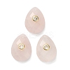 Natural Rose Quartz Pendants G-K371-03J-1