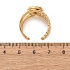 304 Stainless Steel Cuff Ring Components STAS-P454-01B-G-3