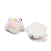 Flocky Opaque Resin Pendants LS-RESI-G112-04-2