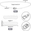 4 Pairs 2 Style Transparent TPU Shoelace & Silicone Stickers DIY-NB0006-70-4
