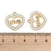 UV Plating Alloy Pendants FIND-M018-26G-02-3