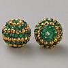 Resin Rhinestone Beads LS-RB-WH0003-08I-2