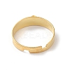 304 Stainless Steel Open Cuff Rings Findings STAS-K278-02G-3