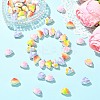 Double Side Printed Opaque Acrylic Beads FIND-CJZ0001-009-6