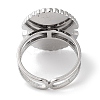 Ion Plating(IP) 304 Stainless Steel Ring RJEW-B059-07P-05-3