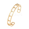 304 Stainless Steel Cuff Bangles for Women BJEW-S181-02G-A-2