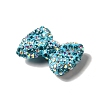 Polymer Clay Rhinestone Beads RGLA-D050-03D-3