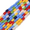 Opaque Glass Beads Strands GLAA-Z018-A-1