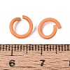 Spray Painted Iron Open Jump Rings IFIN-T017-04B-19-2