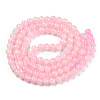Crackle Baking Paint Imitation Jade Glass Beads Strands LS-DGLA-T003-10mm-01-3