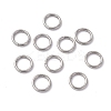 Non-Tarnish 304 Stainless Steel Open Jump Rings X-STAS-C040-01F-P-1