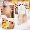 30Pcs 6 Styles Angel Acrylic & Glass Pendant Decorations HJEW-FS00074-7