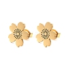 304 Stainless Steel Stud Earrings LS-EJEW-K285-06G-1