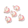Opaque Resin Pendants LS-X-RESI-J023-12A-3