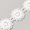 Polyester Lace Ribbon OCOR-WH0111-138B-1