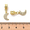 Rack Plating Brass Micro Pave Cubic Zirconia Charms KK-S398-01C-3
