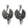 304 Stainless Steel Big Pendants STAS-L262-19AS-1