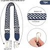 Stripe Pattern Adjustable Cotton Bag Strap AJEW-WH0254-63B-5