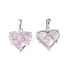 Brass Micro Pave Cubic Zirconia Charms LS-KK-L208-03P-04-1