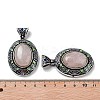 Natural Rose Quartz Pendants FIND-A041-01AS-06-3
