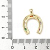 Brass Micro Pave Cubic Zirconia Pendants KK-I371-20G-3
