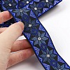 Ethnic Style Embroidery Polyester Ribbons FABR-PW0003-01F-1